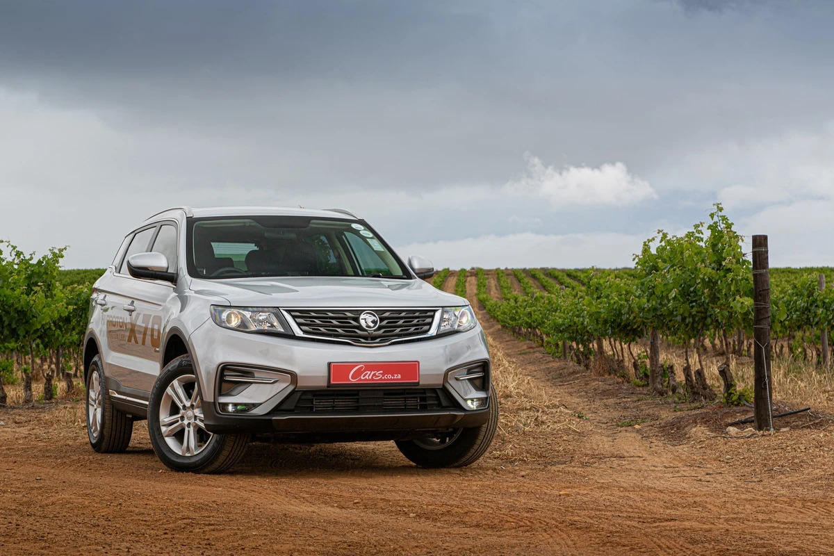 Proton X70 (2022) Review - Parked in a vineyard