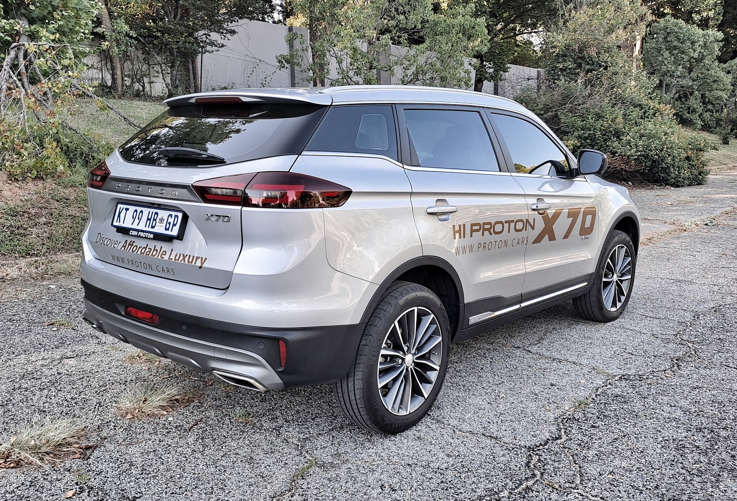 Proton X70 Premium X rides on 19-inch alloys